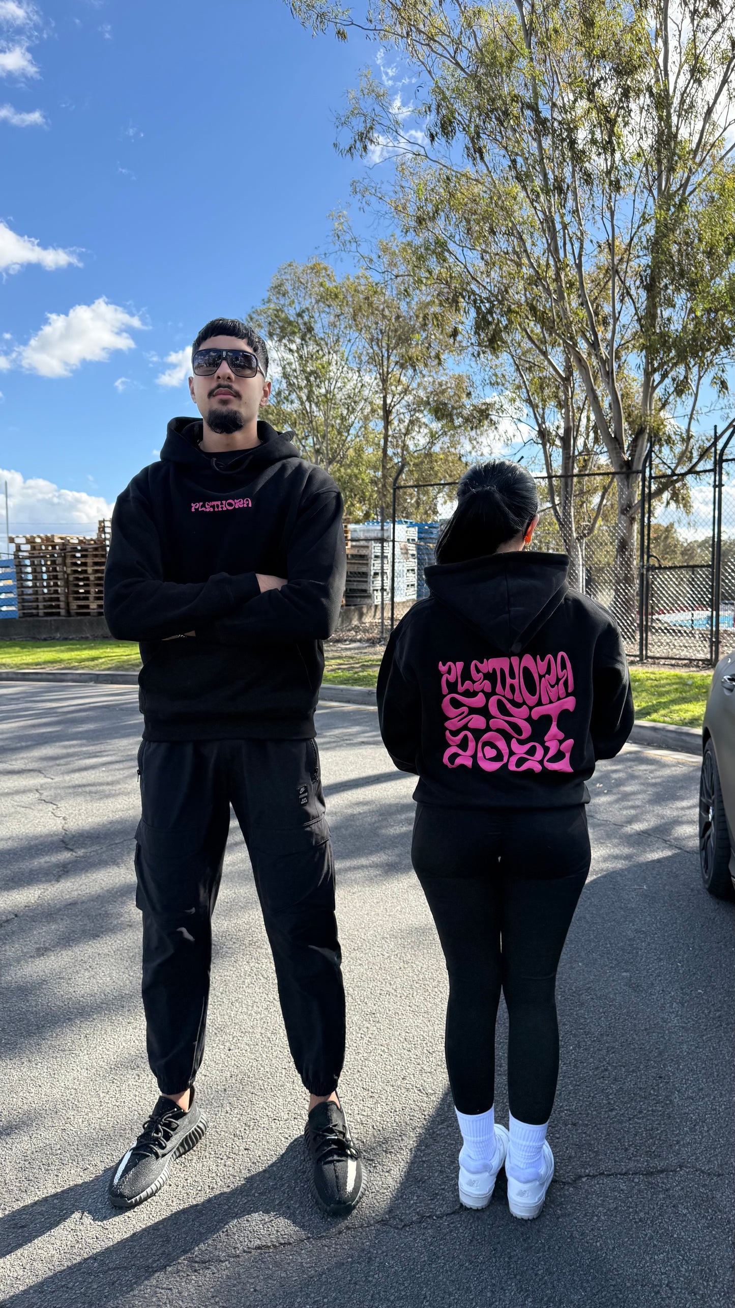 Pink Wave Hoodie